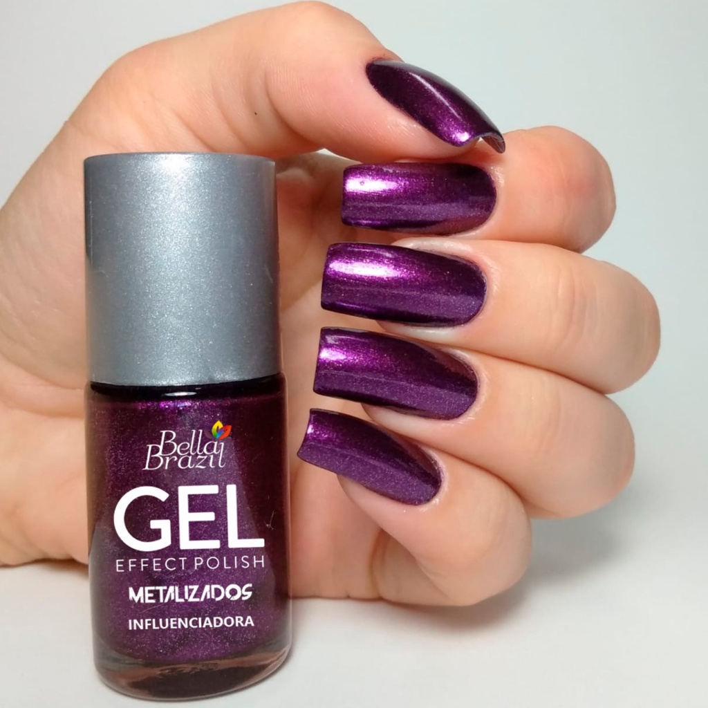 Efeito Gel 215 Influenciadora - Esmalte Metalizado 9ml em Oferta na Shopee