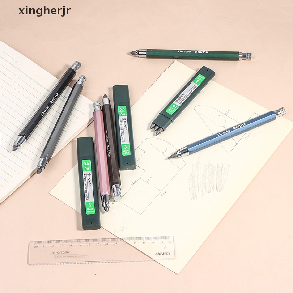 Xjbr 5.6MM Mechanical Automatic Pencils & Charcoal Graphite Pencil Lead