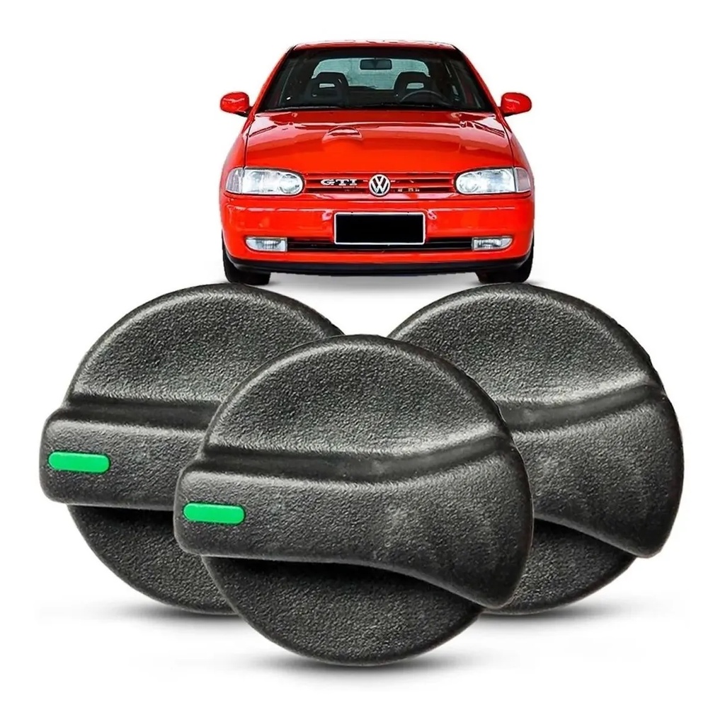 Kit 2 Botão do Ar Gol/Parati/Saveiro Bola G2 - Led Verde(Ap03x2) em Oferta na Shopee