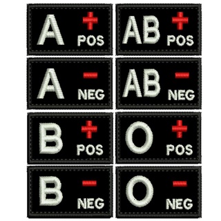 Patch 5x3 cm bordado tipo sanguíneo preto, branco vermelho c/ carrapicho, p/ costurar, termocolante