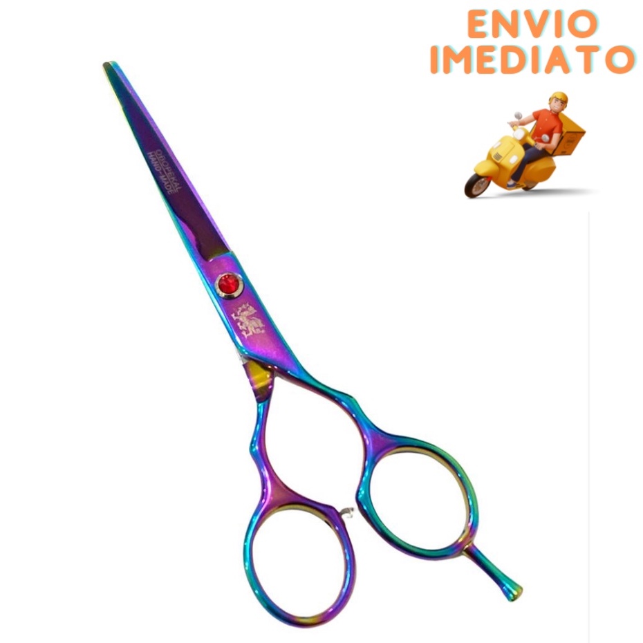 Tesoura Para Cortar Cabelo Fio a Laser 6.0 Barbeiro Profissional Cabeleireiro Obopekal em Oferta na Shopee