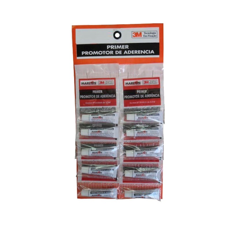 Primer Promotor De Aderência Cartela Com 10 Un 2,5 Ml Marçon em Oferta na Shopee