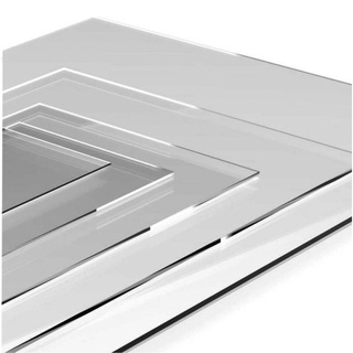 Placa PS Cristal com 3mm de espessura - Similar ao Acrílico