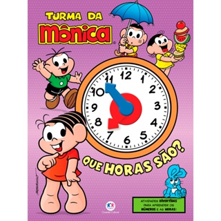 Livro - Turma da Mônica: Que horas são? em Oferta na Shopee