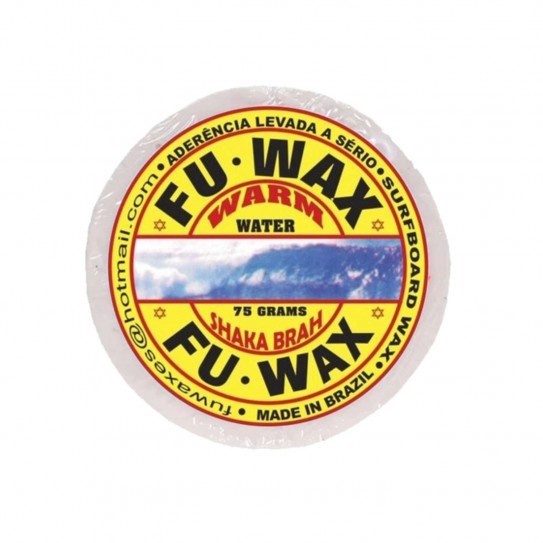 Kit 5 un Parafina Fu Wax Parafina Surf A Melhor Warm Cool Base Original 80g Aguas Quentes Mornas Frias.