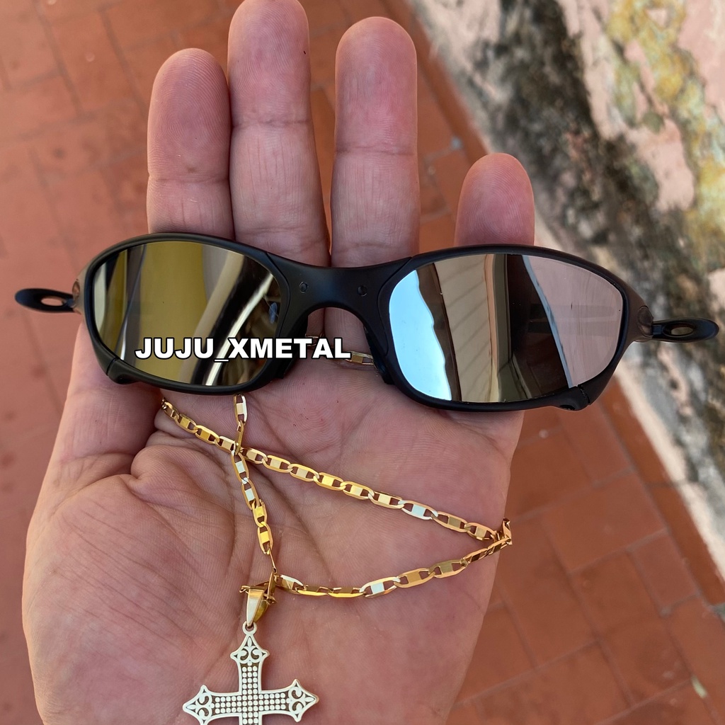 Oculos De Sol Juliet Top 24k Xx-metal Gold Pinado Romeo2