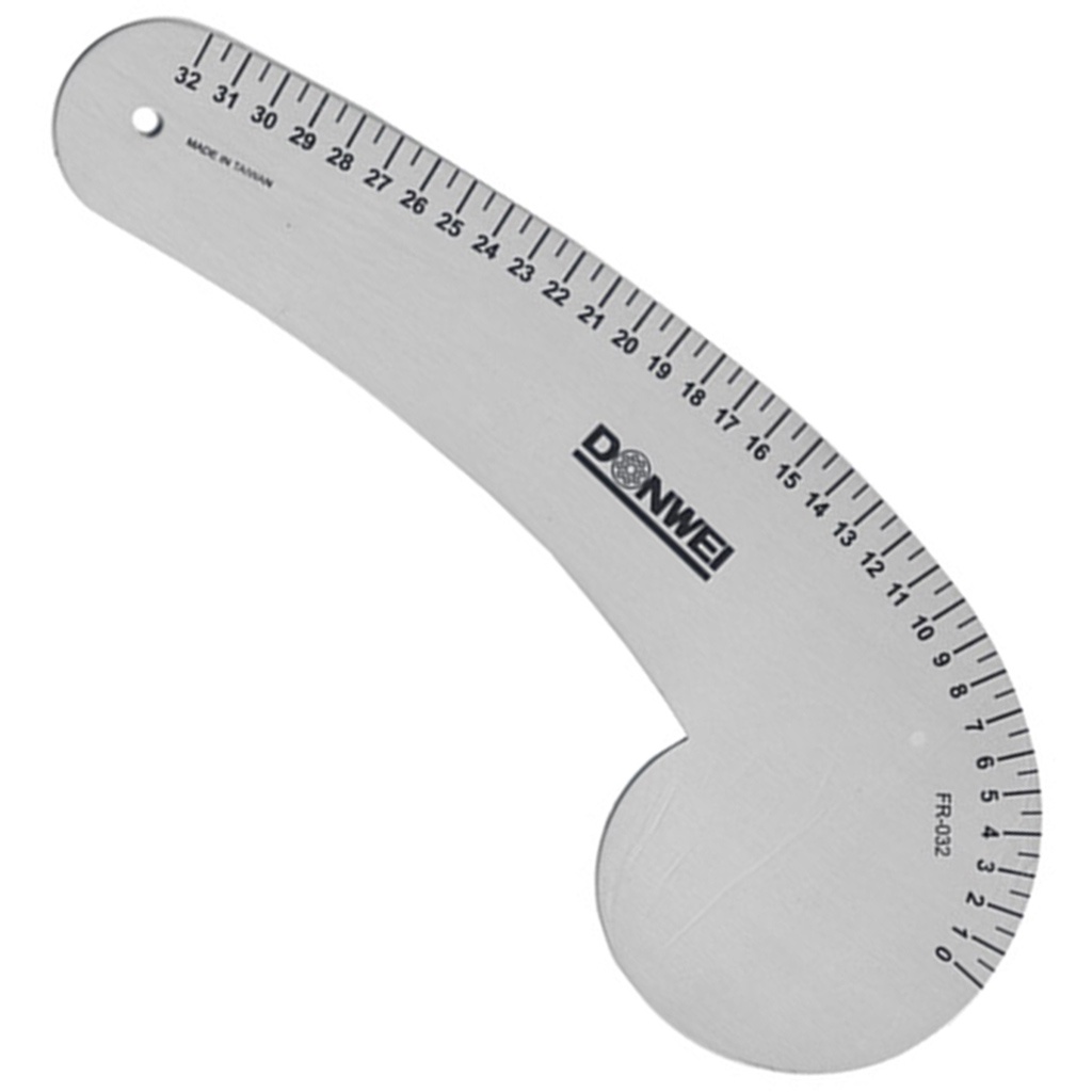 Regua Curva Francesa Costura Modelagem Modelista 32cm Donwei