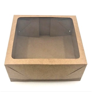 20 Caixas para presente com visor 20x20x8cm - Ref. MVT20
