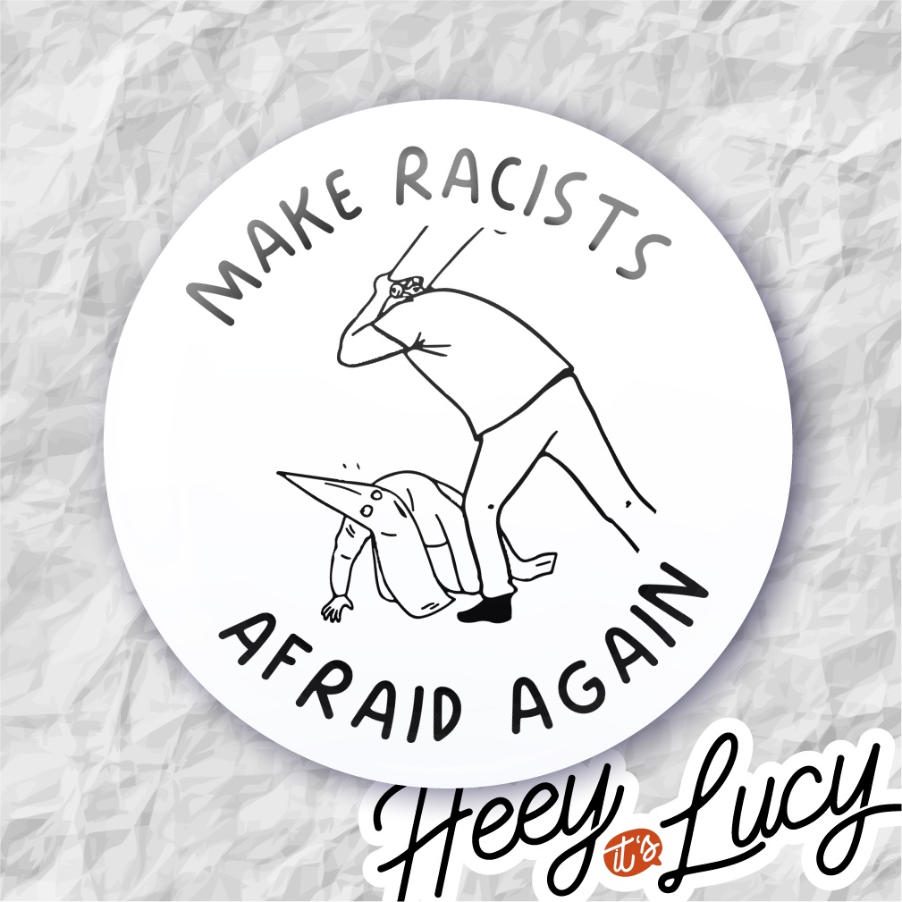 Botton "make Racists Afraid Again" - Broche Alfinete 3,8cm