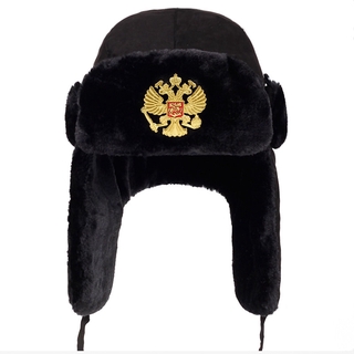 Nova Rússia Ushanka Bomber Chapéus Piloto Trapper Cap Aviador Inverno Faux Pele De Coelho Earflap Neve Caps Hat
