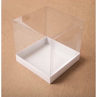 10 caixas panetone 750/1000 gramas 20x20x20  tampa em acetato branca em Oferta na Shopee