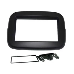 Moldura 2 Din Fiat Mobi - Marrom