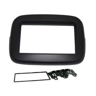 Moldura 2 Din Fiat Mobi - Marrom em Oferta na Shopee