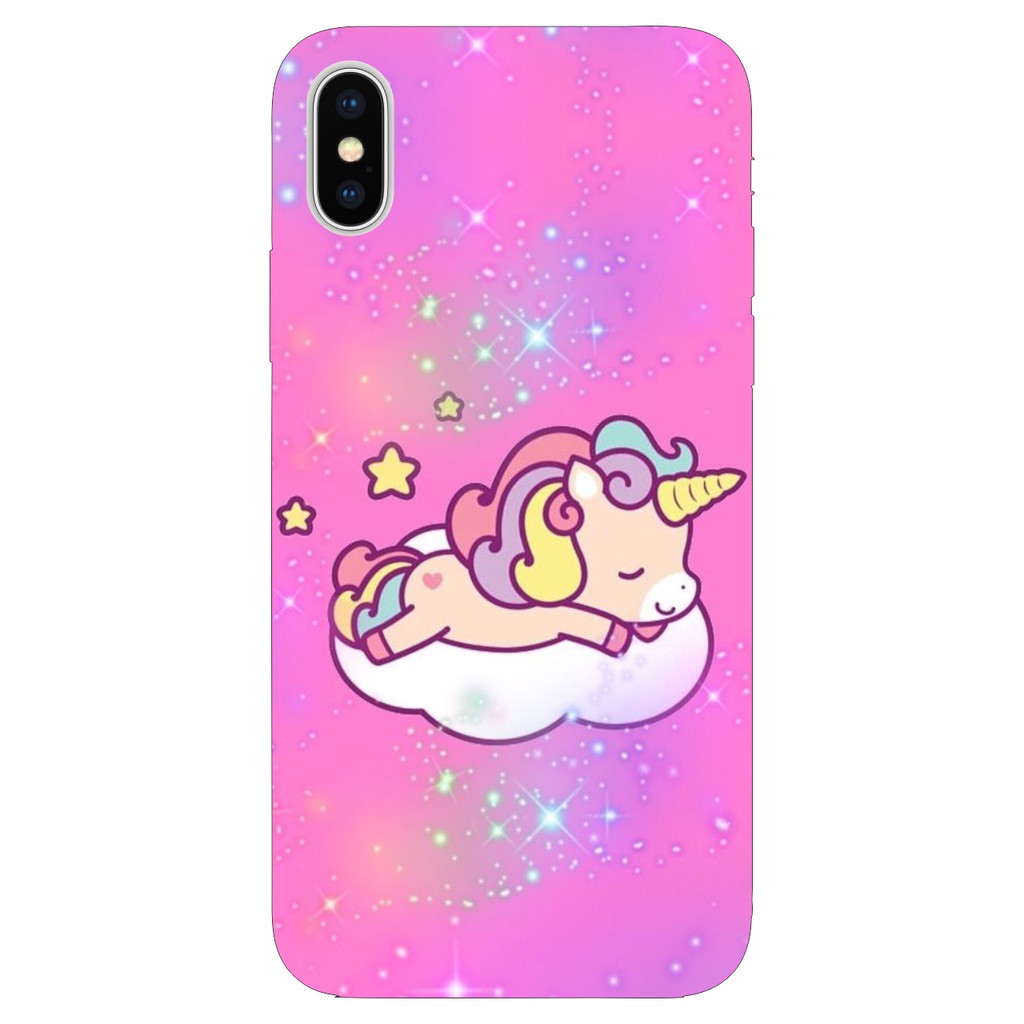 Capinha Anti Impacto Personalizada iPhone X / Xs  - Unicórnio Dormindo