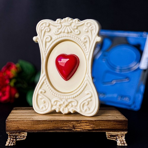 Forma De Acetato Confeitaria Porta Retrato Grande BWB 9303