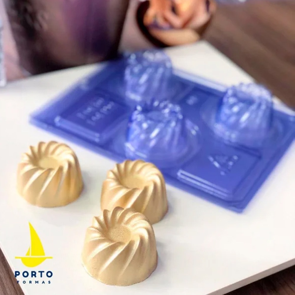Forma de Acetato Bolinho Vulcão Ref. 89 Porto Formas Rizzo