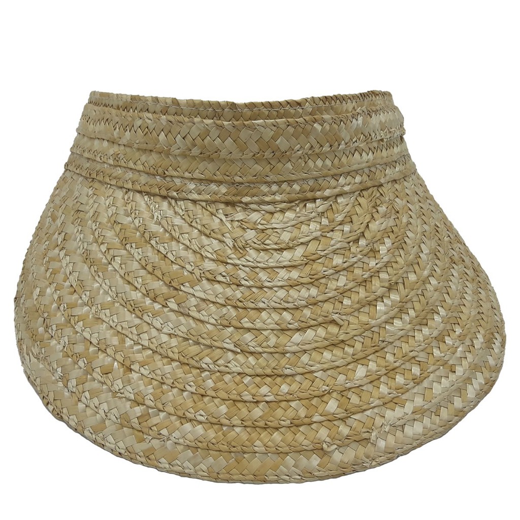 Viseira De Palha Preço De Atacado Palha De Trigo Natural efeito dourado