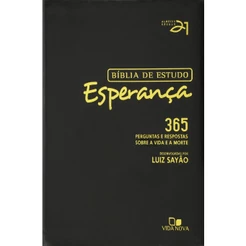 Bíblia de Estudo Esperança | A21 | Letra Normal | Capa Preta