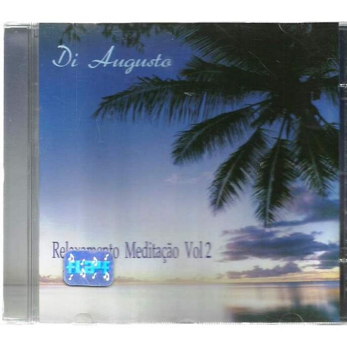 1547 Mcd- Cd- Di Augusto- Relaxamento Meditação- Vol 2- Músicas Instrumentais Suaves Sons Da Natureza