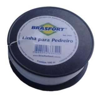 Linha De Pedreiro Brasfort Rolo Com 100 Metros
