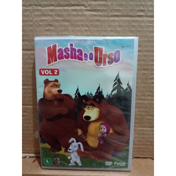 DVD MASHA E O URSO- VOL 2 (ORIGINAL-LACRADO)