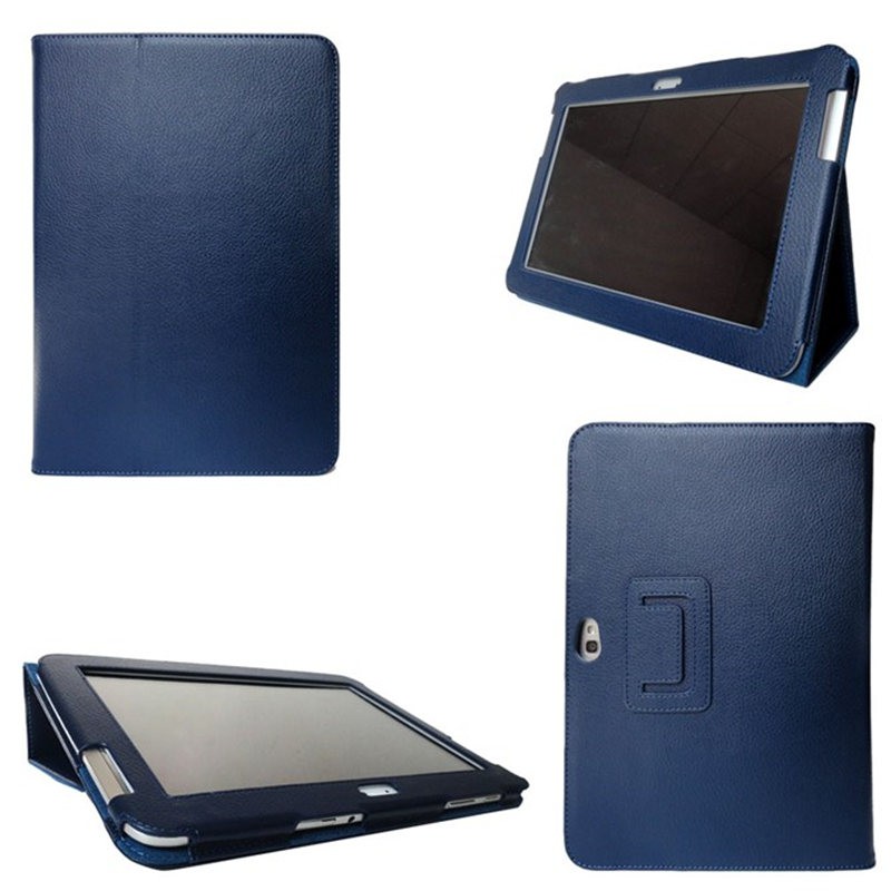 Capa De Couro PU Flip Stand Para Samsung Galaxy Nota 10.1 Inch Gt-N8000 Book N8010 Folio