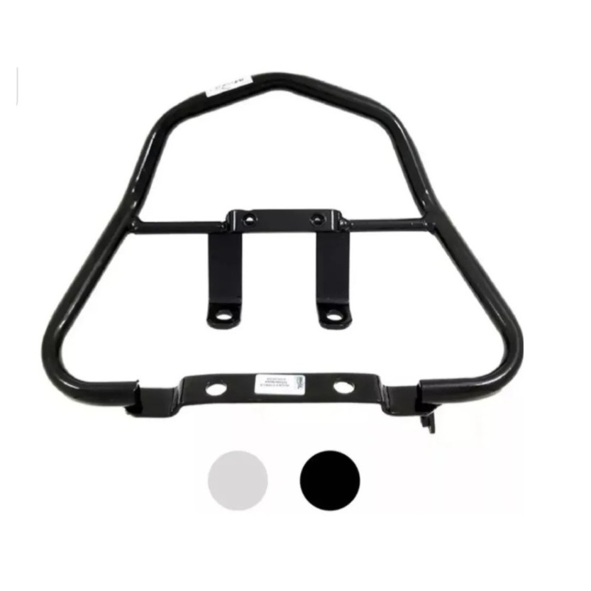 Alca titan 150 2004 a 2008 esportiva preta ou cromada em Oferta na Shopee