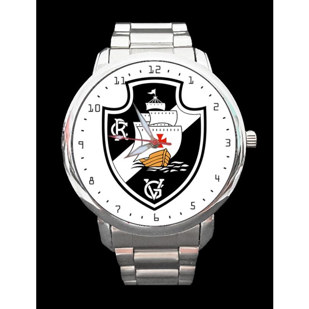 Relógio Original Personalizado De Time Vasco Da Gama/Time De Futebol/Time Carioca