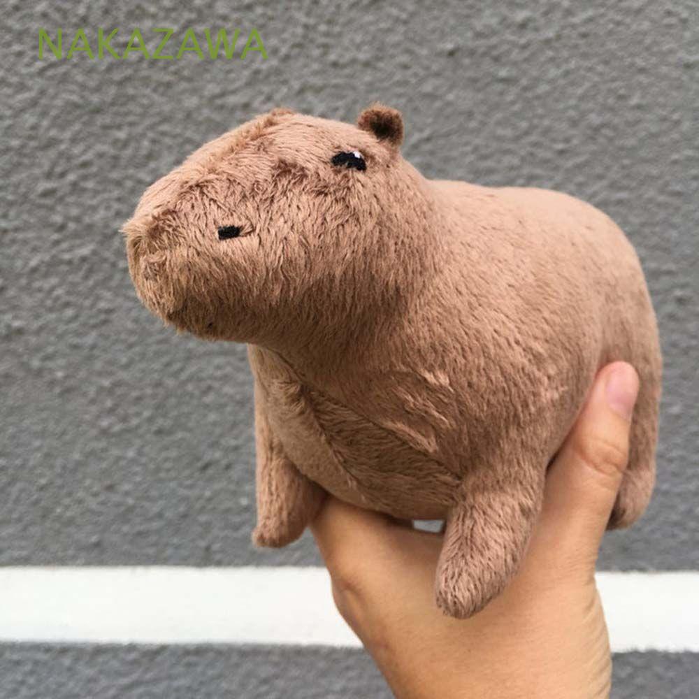 NAKAZAWA Capybara Macios Casa Decoração Animais De Pelúcia Simulação Animal Travesseiro Capybarra Brinquedos Brinquedo
