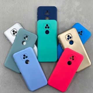 Capa Moto E7 Plus Silicone Aveludada Colorida Capinha Anti Impacto