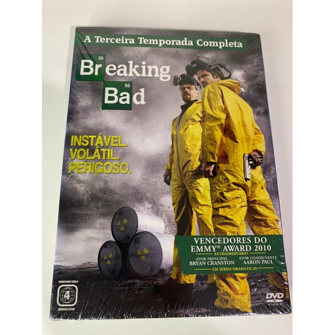 Dvd Breaking Bad Terceira 3 Temporada | Shopee Brasil