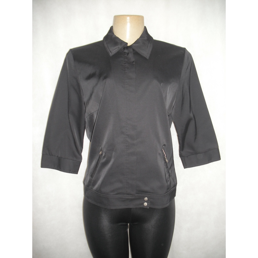 CASACO ESTILO BLAZER PRETO PRIVILEGIUS TAM M 42 USADO BOM ESTADO