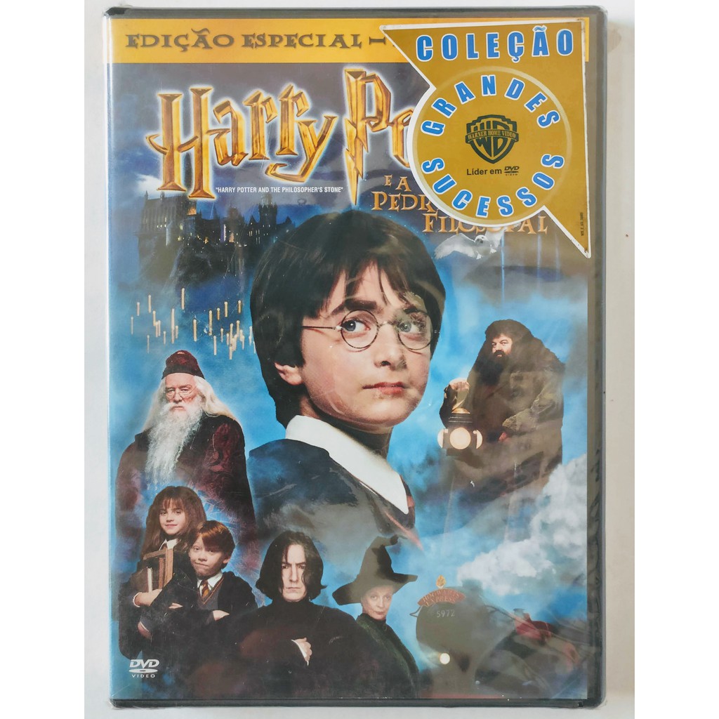 DVD HARRY POTTER E A PEDRA FILOSOFAL ORIGINAL LACRADO | Shopee Brasil