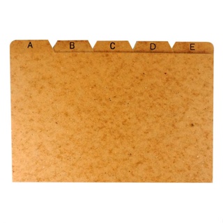 Indice Alfabético A-Z 5x8 Delucas em Oferta na Shopee