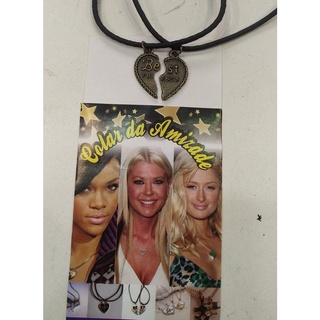 kit 2 colar cordao/ Colar Best Friends Forever Amizade