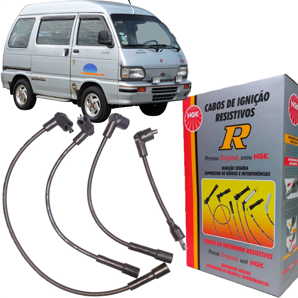 Cabo de Vela Original NGK Towner Van Carburado Gasolina 1993 a 1998 em Oferta na Shopee