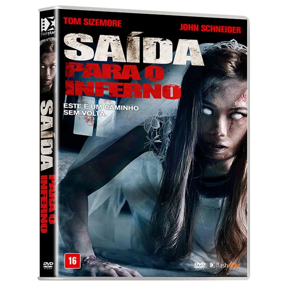 DVD Saída para o Inferno - Edição ORIGINAL Flashstar - Laura Flannery - Suspense Terror Novo Lacrado