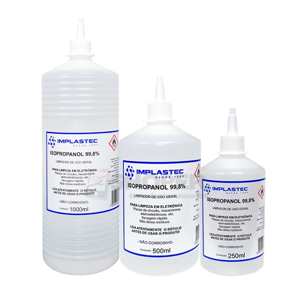 Alcool Isopropilico 99,8% - 1 Litro - Isopropanolo Puro - Per Pulizia E Sgrassaggio