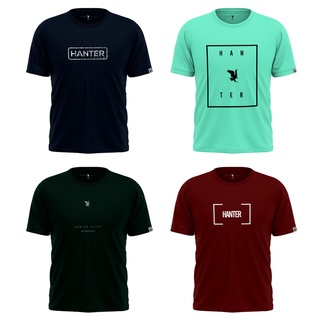 kit 03 Camisetas Plus Size Hanter Camisa Masculina Original