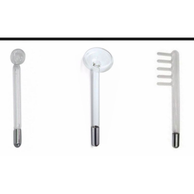 kit   facial pele eletrodo  ozonio alta frequência cebolinha + cebolão + pente