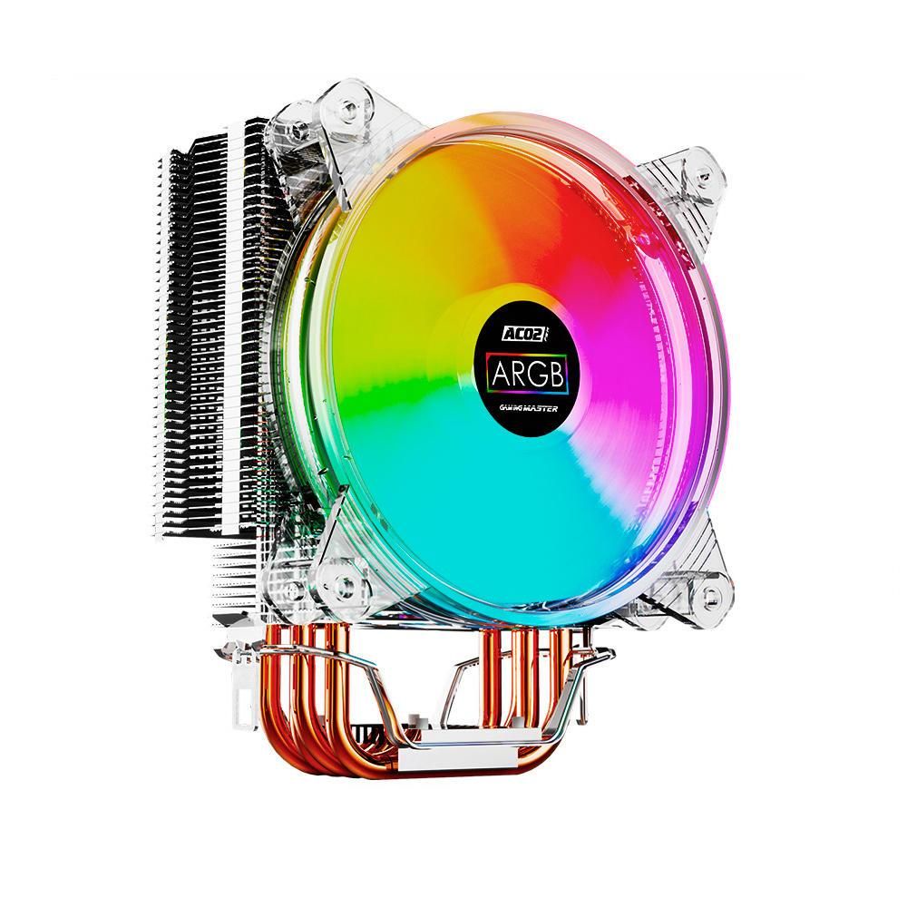 Cooler Para Processador Cpu Amd E Intel Argb Aura Kmex Ac02 Até Lga Socket 1700