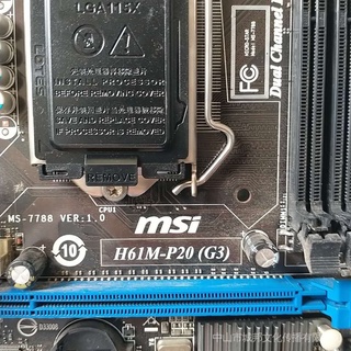 MSI H61m P20 G3 Placa M e De Computador Desktop LGA 1155 DDR3 16GB 