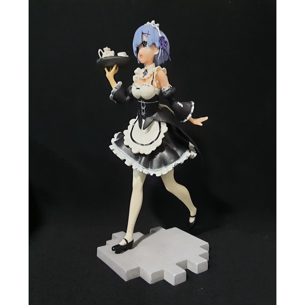 Miniaturas Re Zero - Rem Ram, Emilia, action figure, boneco, figura ...