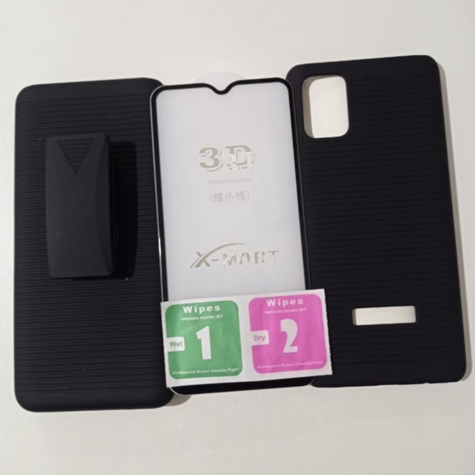 Capa + Suporte Cintura Cinto Belt Clip Samsung Galaxy A71 com capa silicone