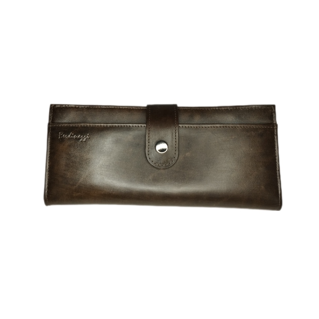 Carteira de mão porta cheque documento feminina masculina unissex carteira de couro Berdinazzi