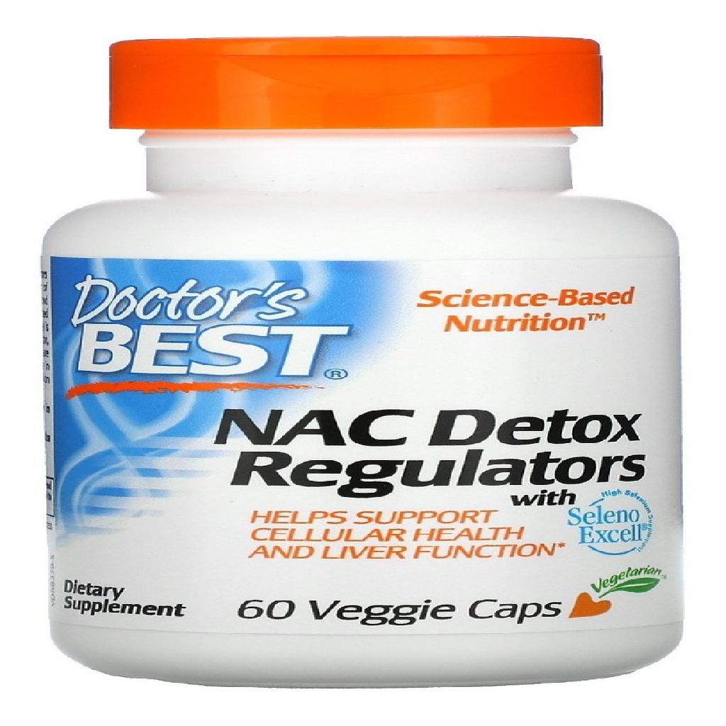 Nac Detox N-acetilcisteina Doctors Best 600mg 60caps Importa | Shopee ...
