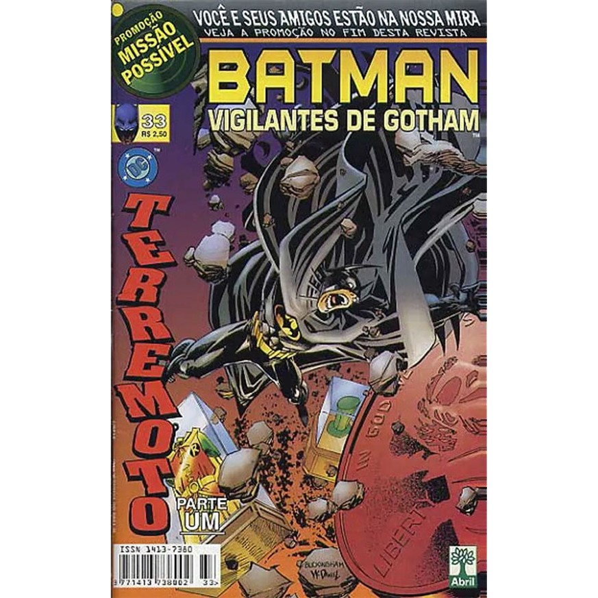 Batman Vigilantes de Gotham 33 Terremoto em Gotham