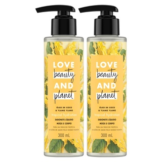 Kit 2 Sabonetes Líquidos Love Beauty And Planet Gentle Hydration 300ml