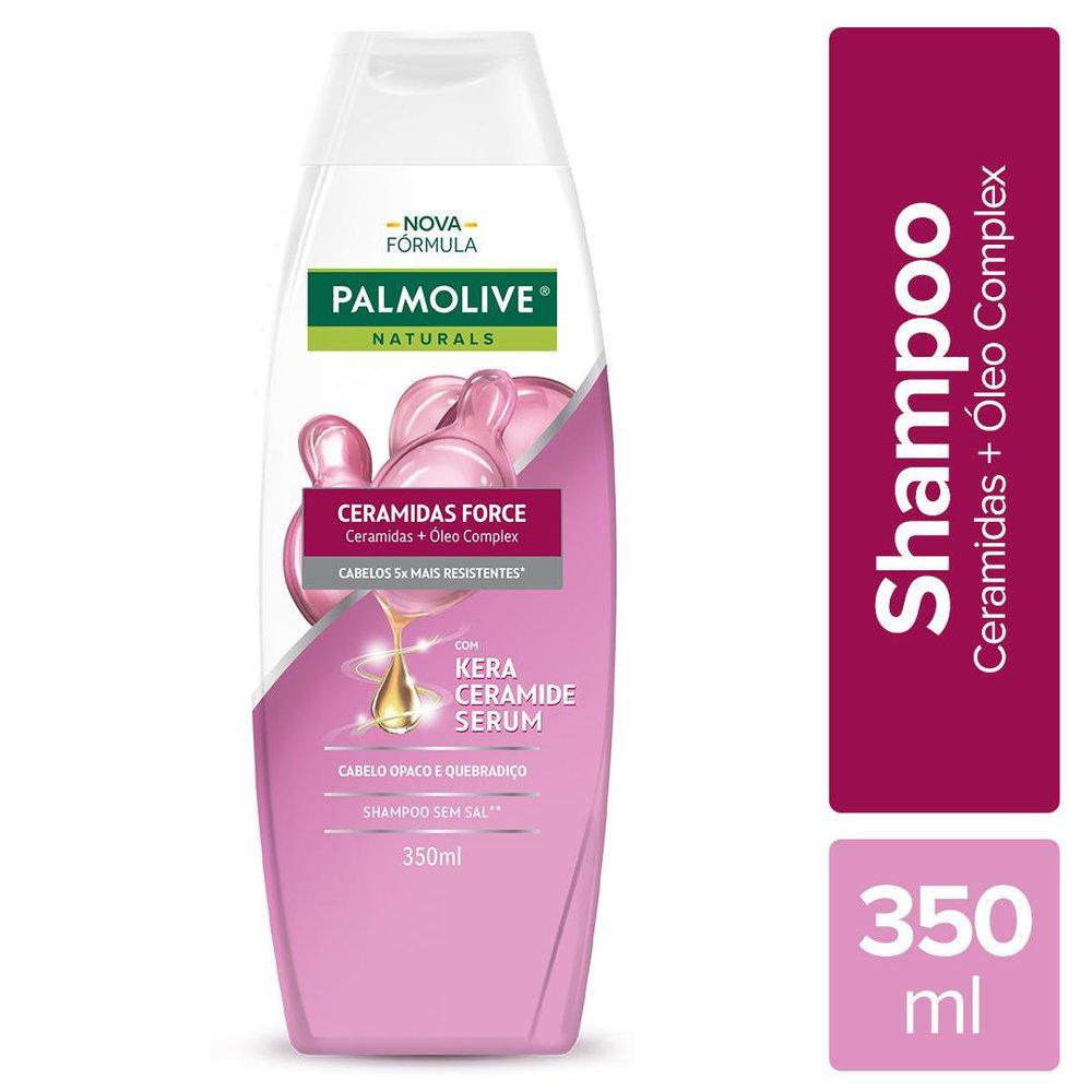 Shampoo Palmolive Naturals Ceramidas Force 350ml em Oferta na Shopee