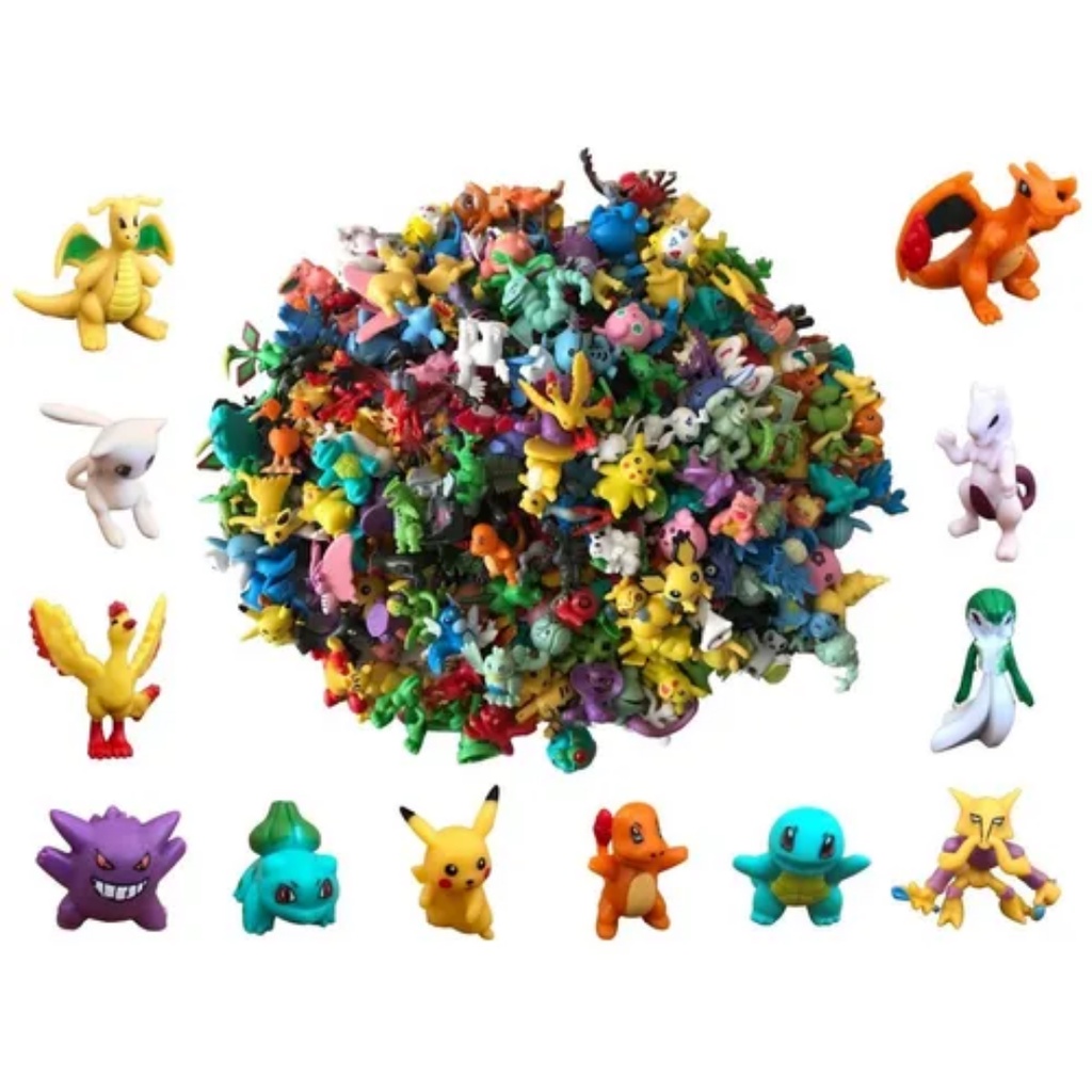 Kit 12 Miniaturas Pokémon Unite Go Sem Repetições